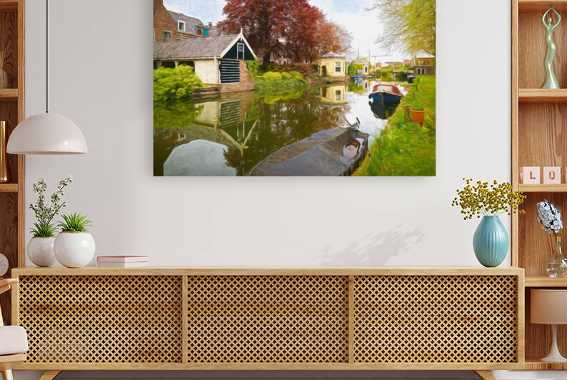 Edams Springtime Panorama - CR2305-9329-OIL by JordiCarrio
