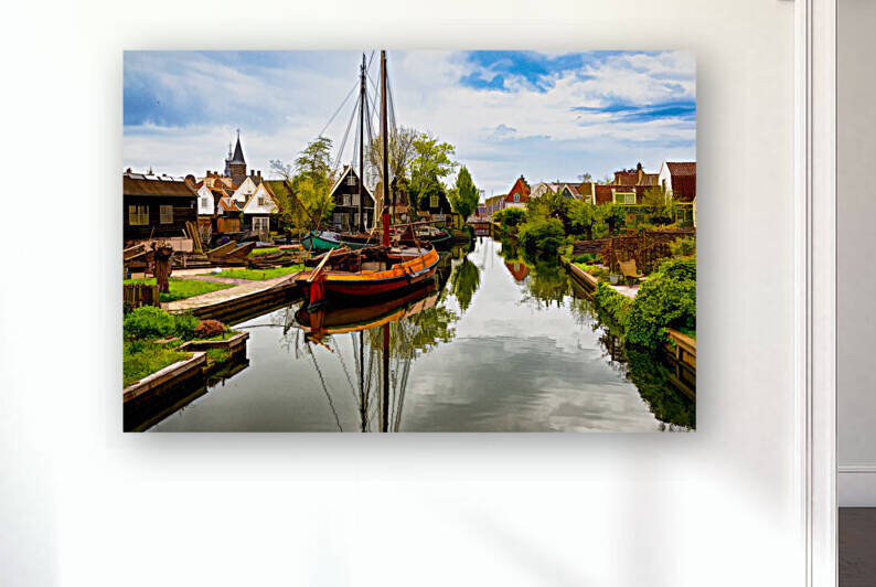 Edam city canal - CR2305-9334-ABS by JordiCarrio