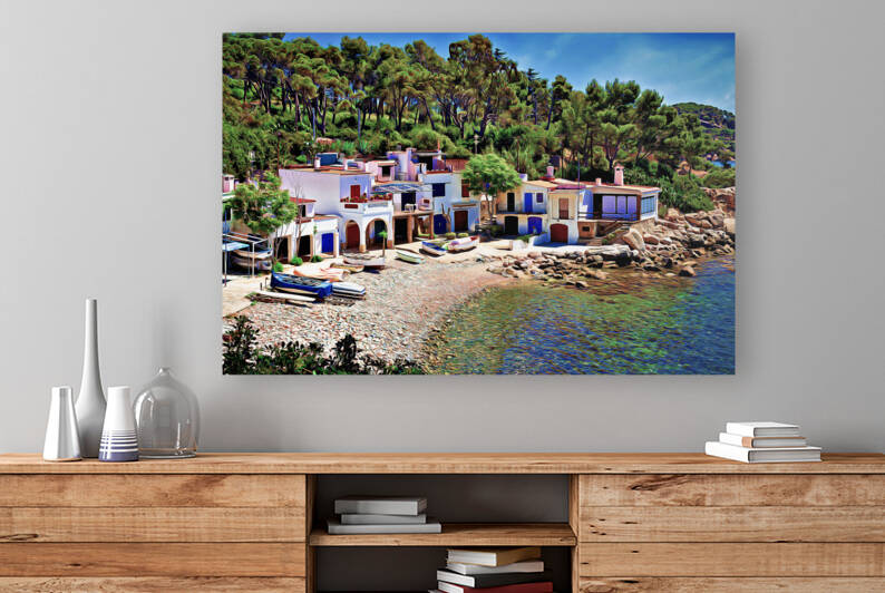 Panoramic view of Cala SAlguer - C1505-1367-WAT by JordiCarrio