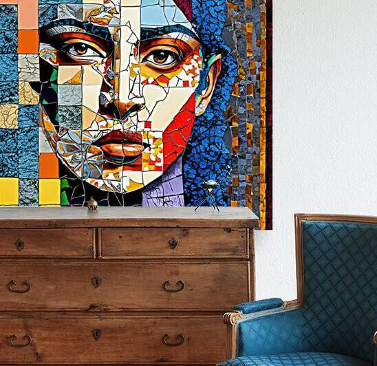 Mosaic Face - GIA-2309-1063-ILU by JordiCarrio