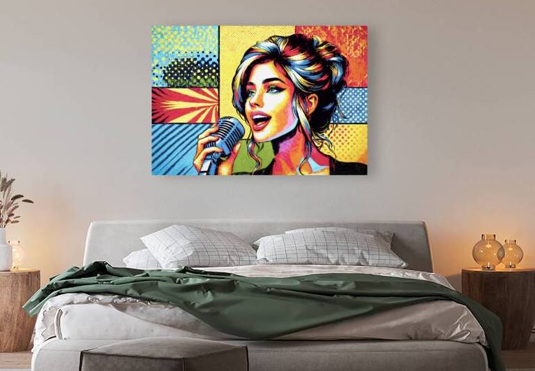 Pop Symphony on Oil Canvas - GIA-2310-1110-OIL by JordiCarrio