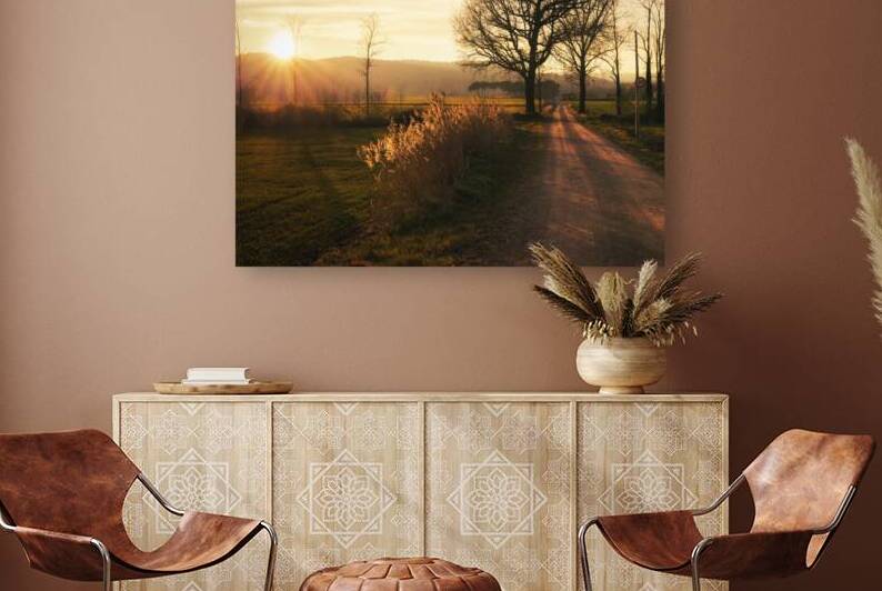 Path at sunset in Malla - CR2101-4373-REA by JordiCarrio