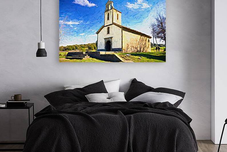 Spiritual Refuge in Oil - CR2103-4769-OIL by JordiCarrio