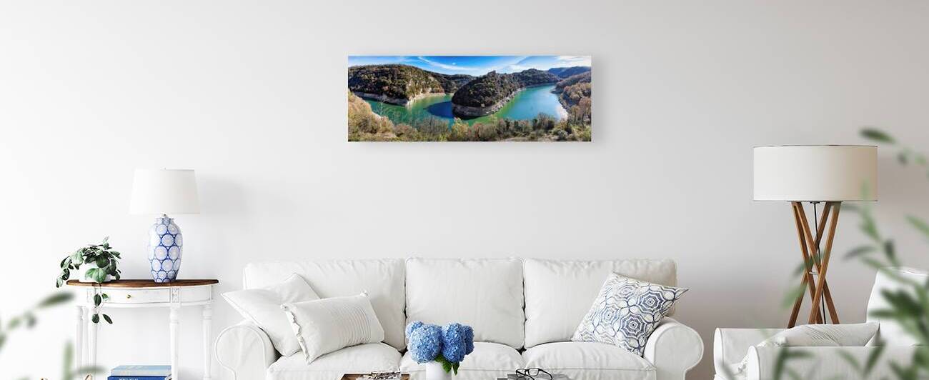 The Ter Meander in Panoramic View - CR2112-6416-REA by JordiCarrio