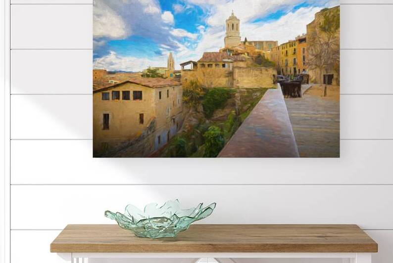 Brushstrokes of the history of Girona - CR2112-6460-PIN by JordiCarrio