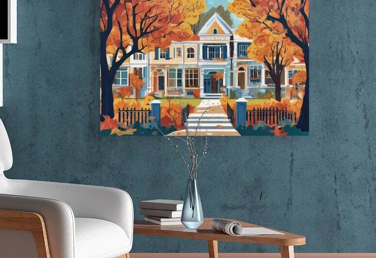 Vitoriana House in autumn - GIA2401-0118-ILU  by JordiCarrio