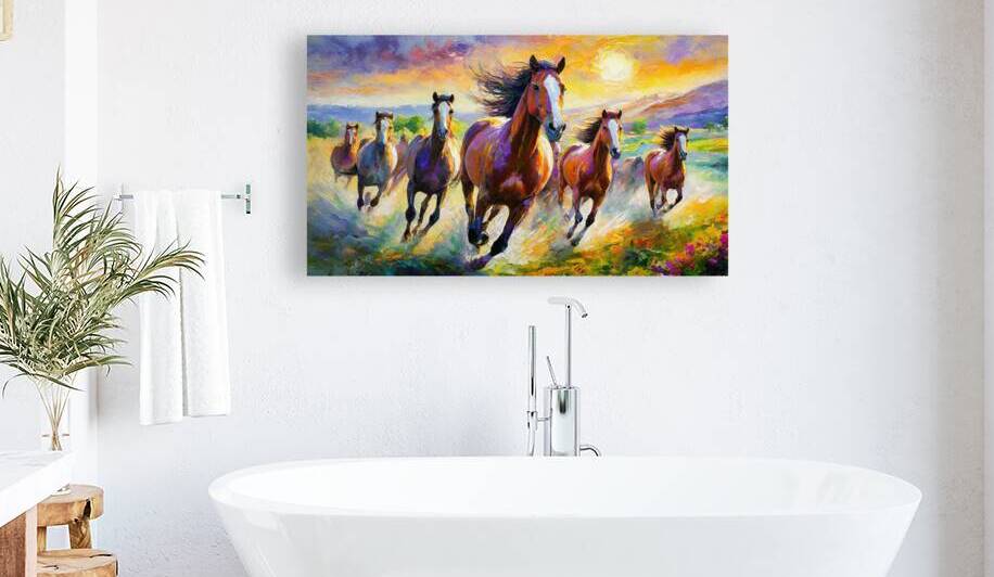 Galloping Dawn - GIA2401-0161-OIL by JordiCarrio