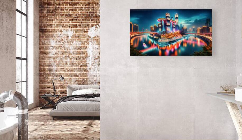 Urban Mirror - GIA2401-0179-ILU by JordiCarrio