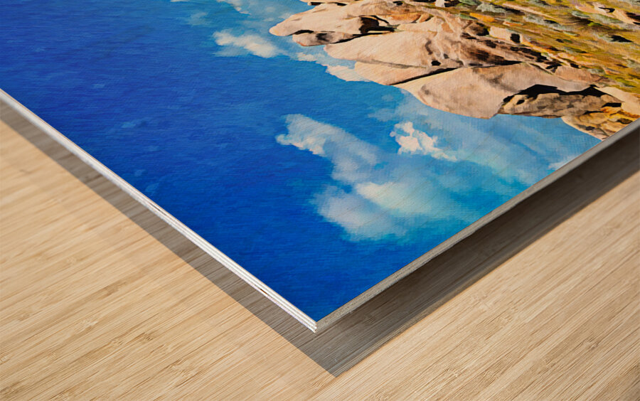 Road to the Lighthouse - CR2405-0669-PIN Wood print