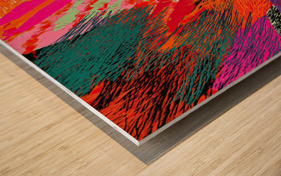 Electric Jungle Rhythm   GIA2501 0603 ABS Wood print