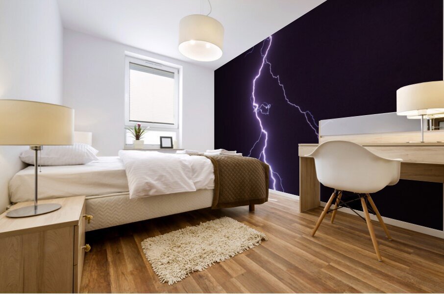 Purple Rain Mural print