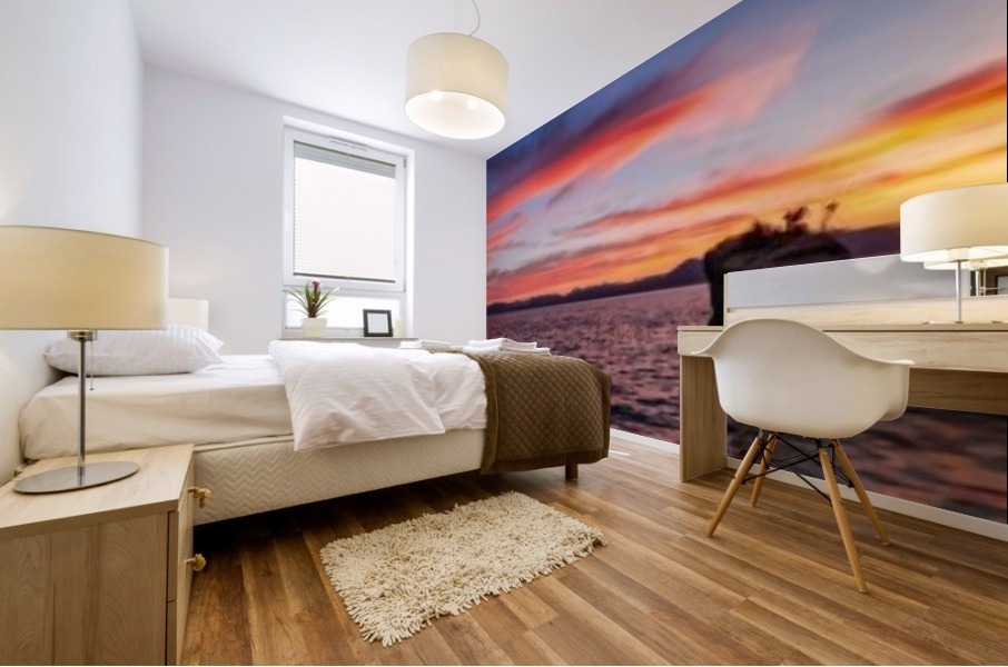 Panoramic Sunset Mural print