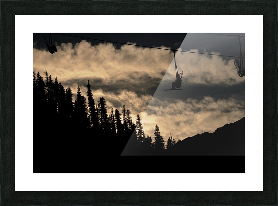 Last Chair Picture Frame print