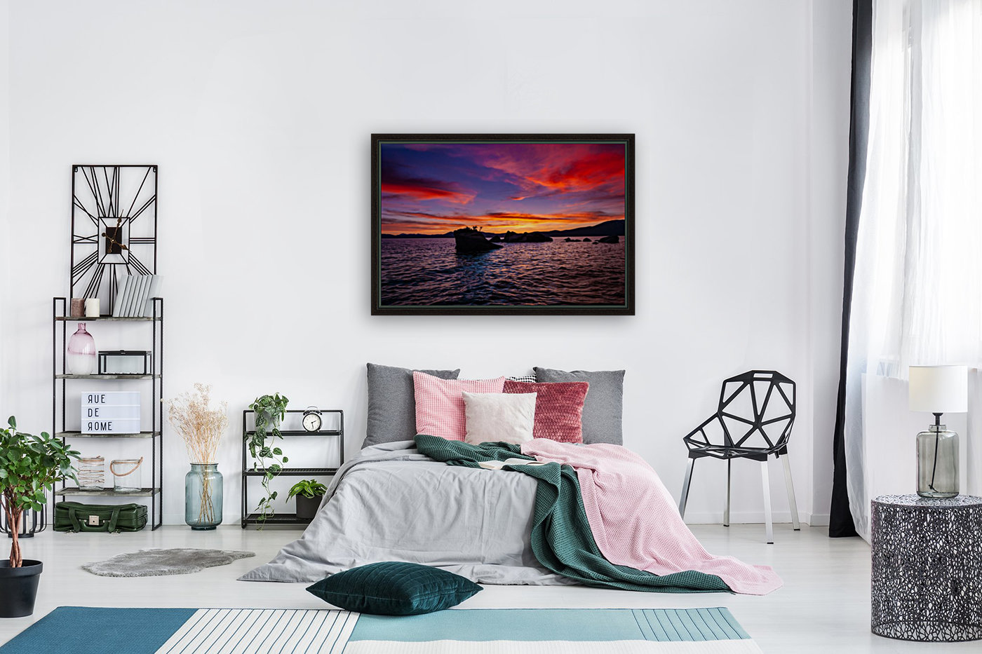 Sunset on the Lake Reproduction