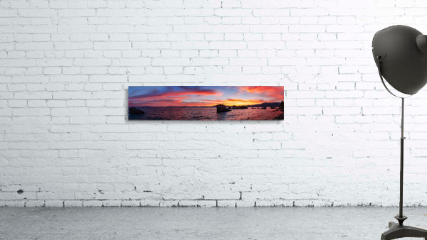 Panoramic Sunset Wall Preview