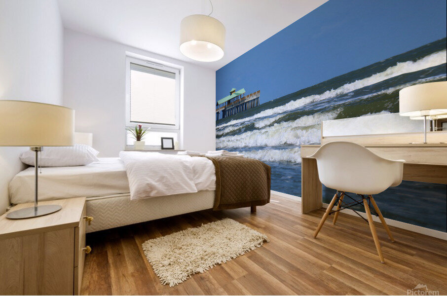 Charleston Beach Front  Mural print