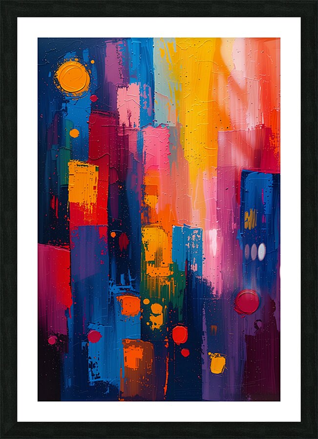 Romantic Night Picture Frame print