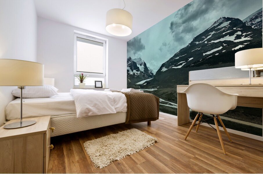 Chilly Blue Mural print