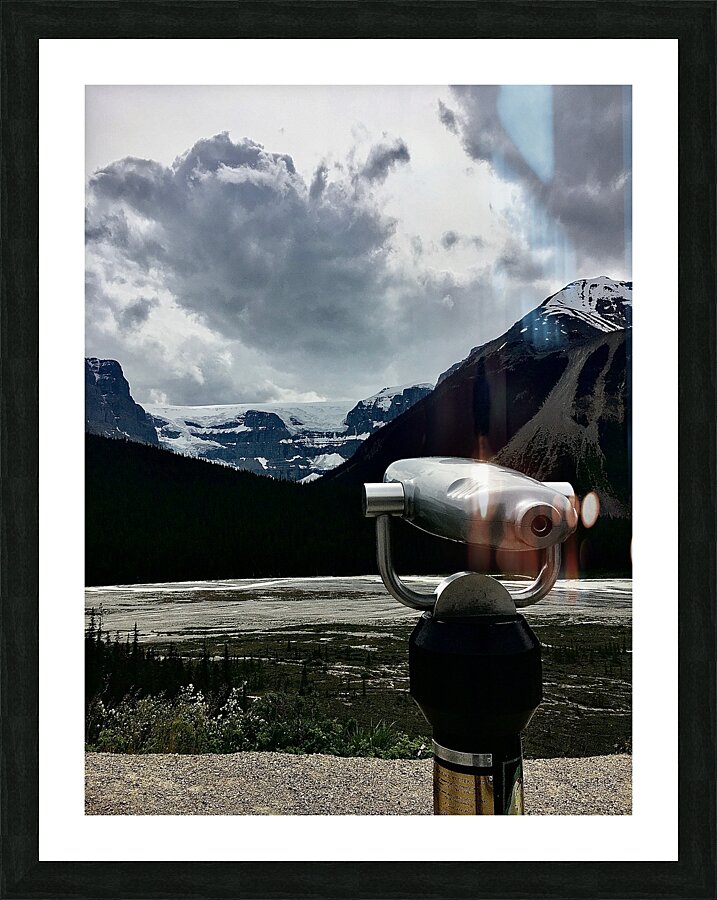 Icefield Observer Picture Frame print