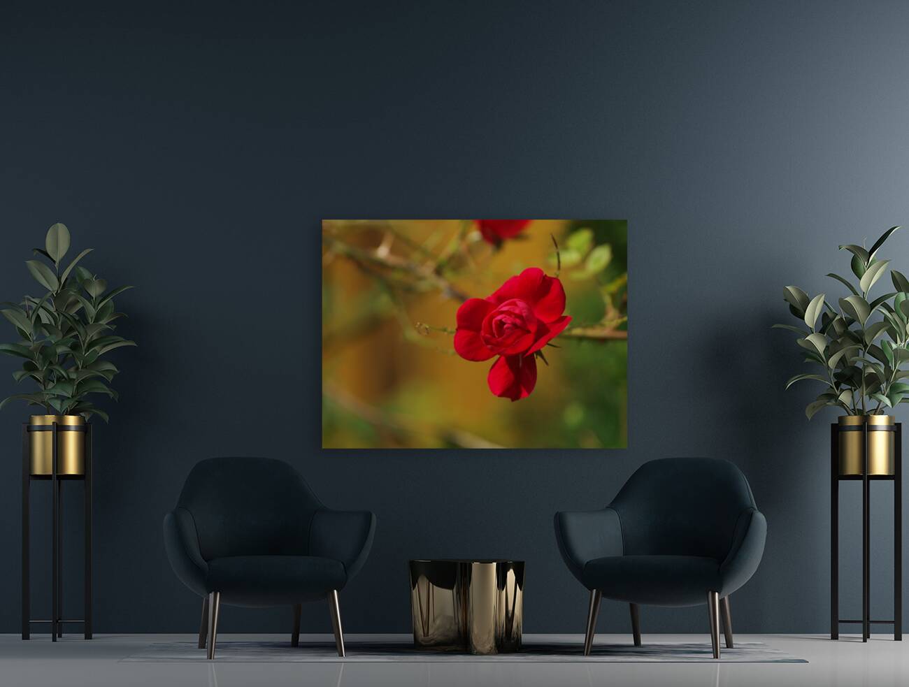 Rose Bud Blooming Reproduction