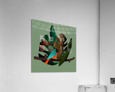 Bird Monstera Foliage Acrylic Print