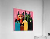 Cats Kittens Cartoon Acrylic Print