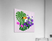 Bird Toucan Monstera Acrylic Print