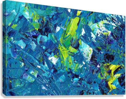 Acrylic Paint  abstract Canvas Print