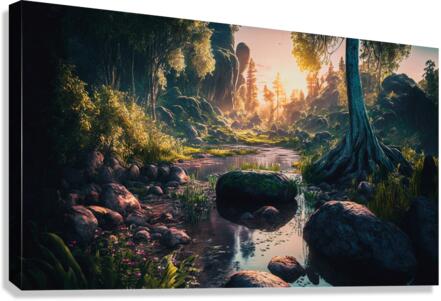 nature landscape  forest 23 Canvas Print