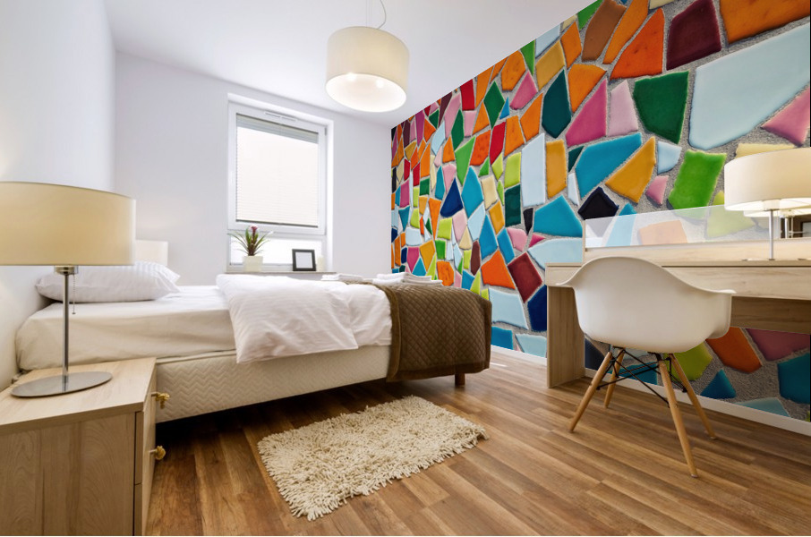 Mosaic abstract Mural print