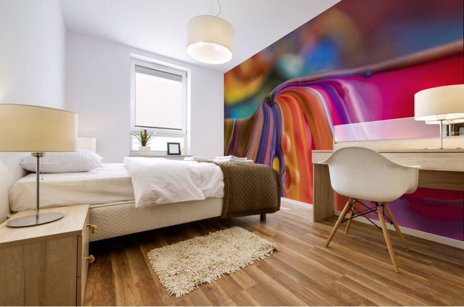 Mountain Colors abstract Mural print