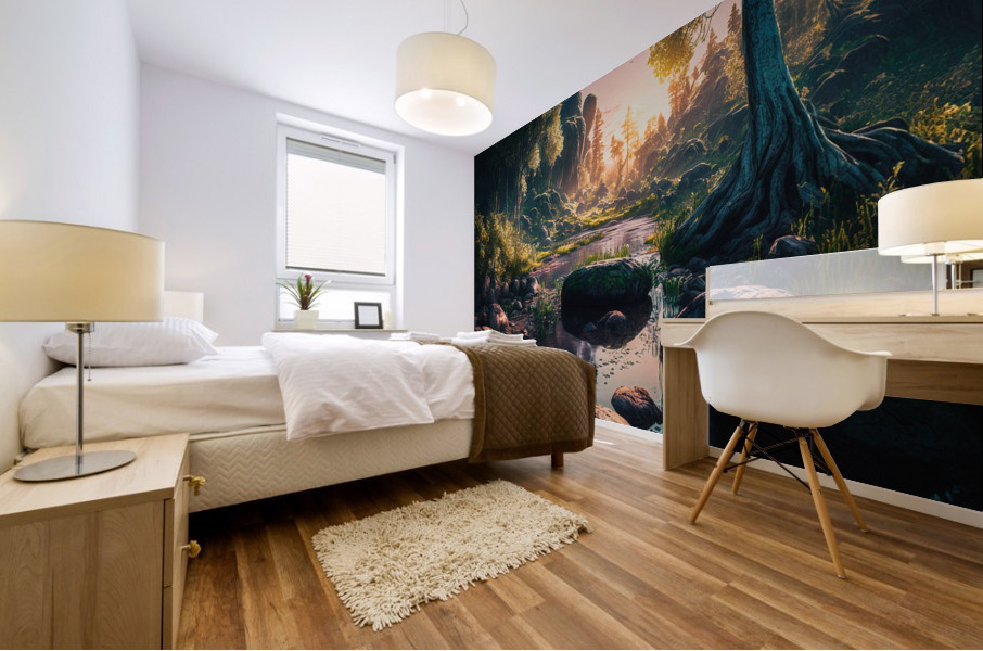 nature landscape  forest 23 Mural print