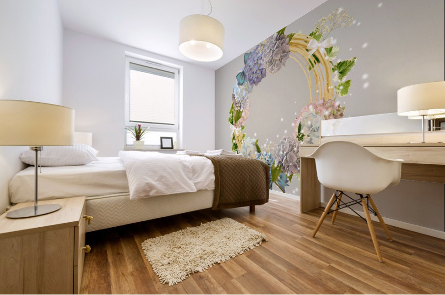 Hydrangea Flowers Flower Mural print