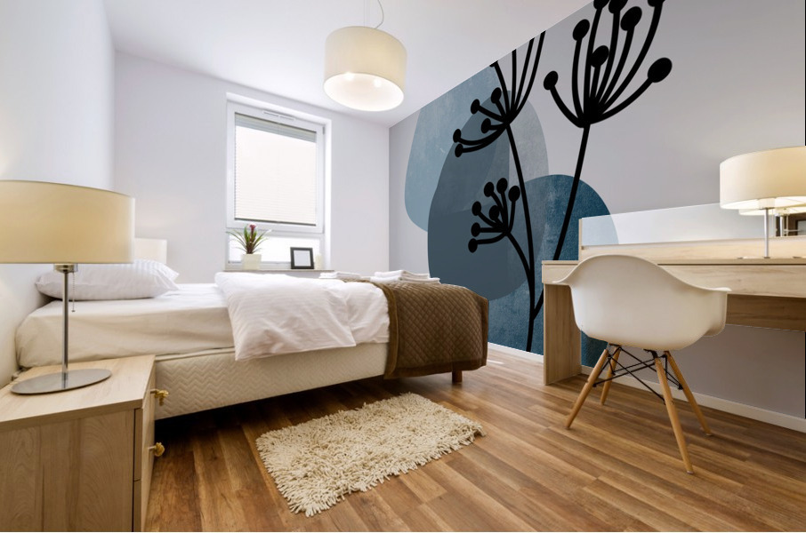Form Color Boho Mural print