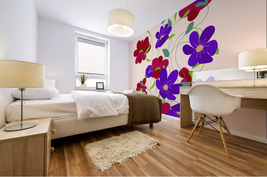 Nature Flowers Mural print