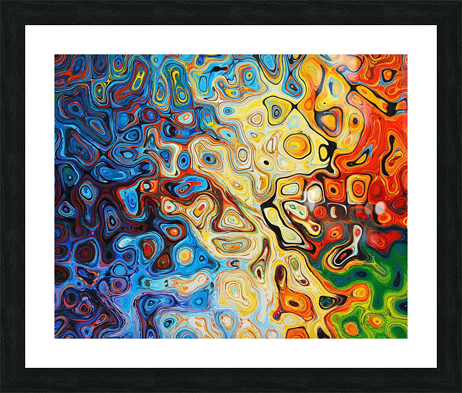 Texture Abstract Structure Picture Frame print