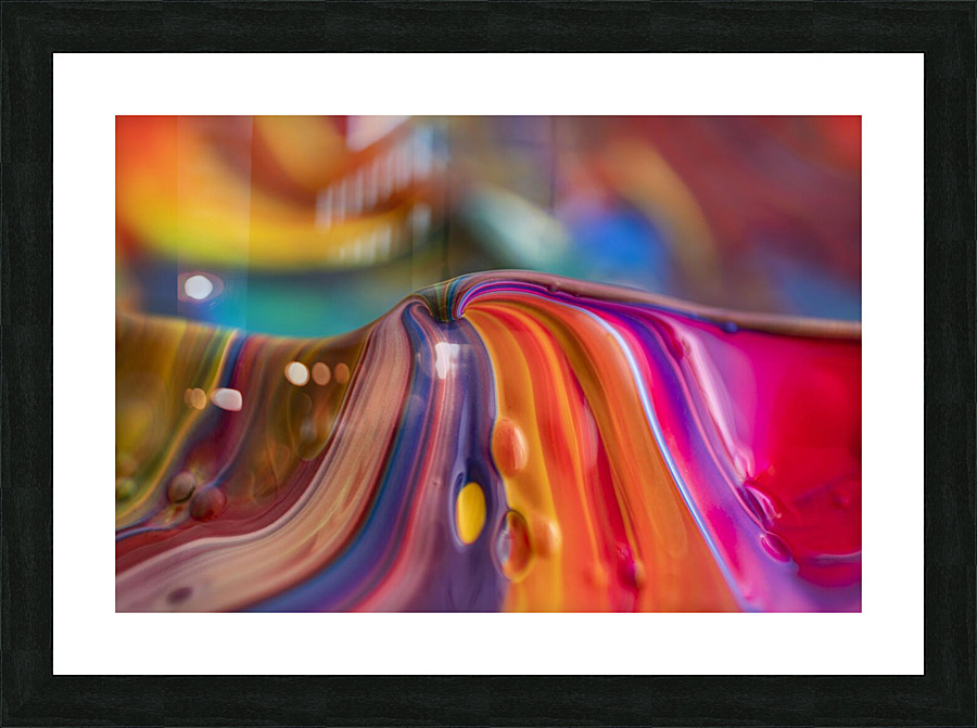 Mountain Colors abstract Picture Frame print