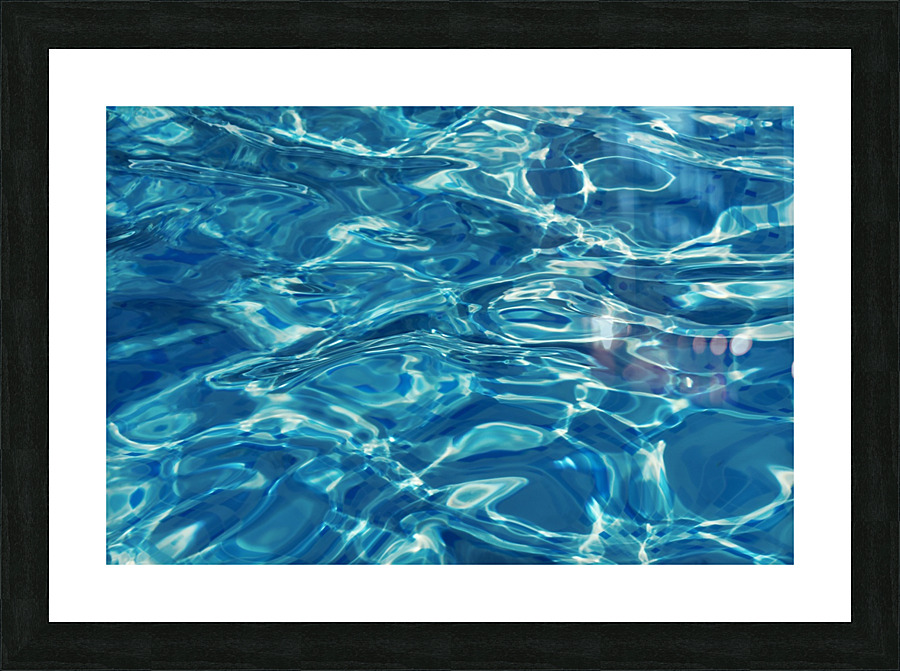 Surface Abstract water Picture Frame print