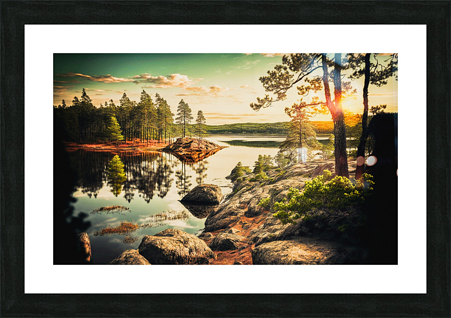 nature landscape 3 Picture Frame print