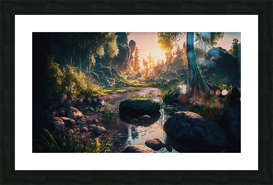 nature landscape  forest 23 Picture Frame print