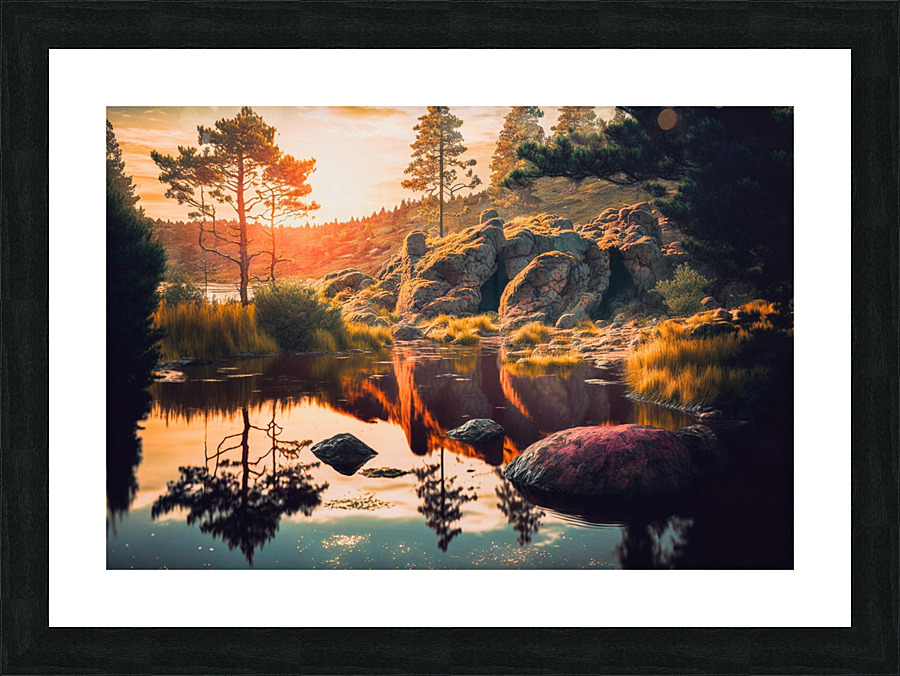 nature landscape  2 Picture Frame print