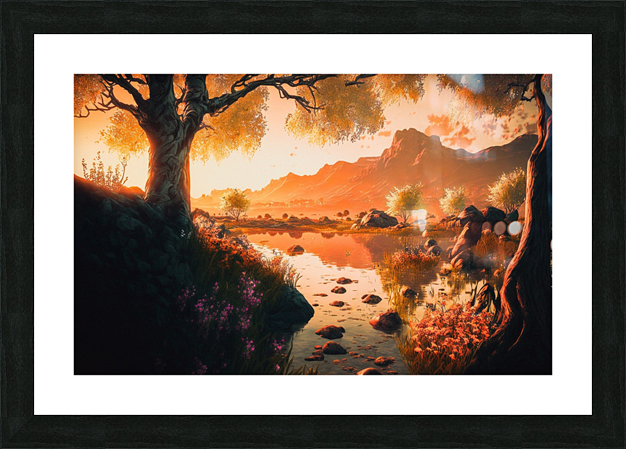 nature landscape 4 Picture Frame print