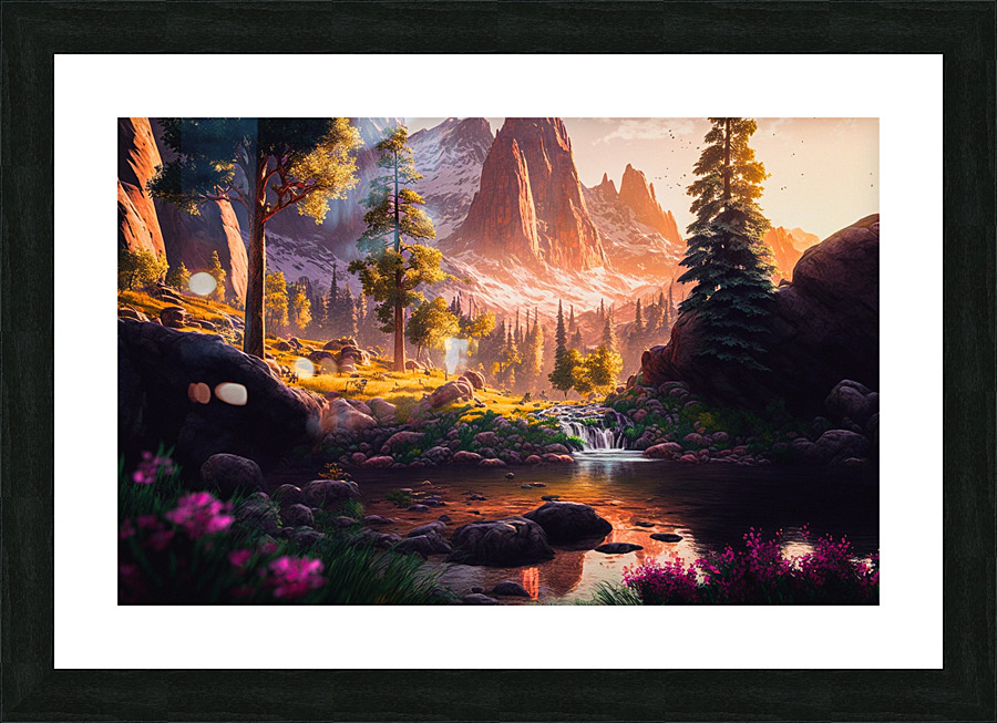 nature landscape  forest 13 Picture Frame print