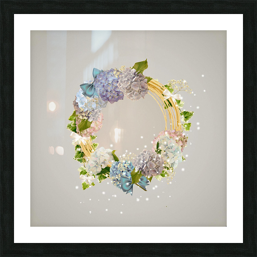 Hydrangea Flowers Flower Picture Frame print