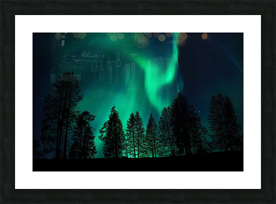 Aurora Northern lights Phenomenon Picture Frame print