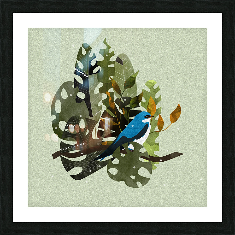 Bird Nature Forest Picture Frame print