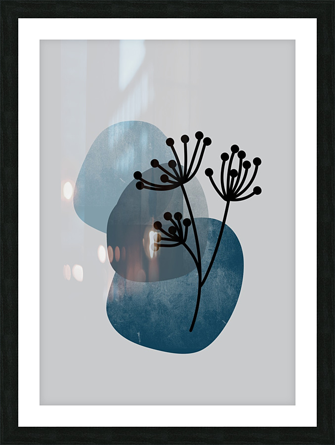 Form Color Boho Picture Frame print
