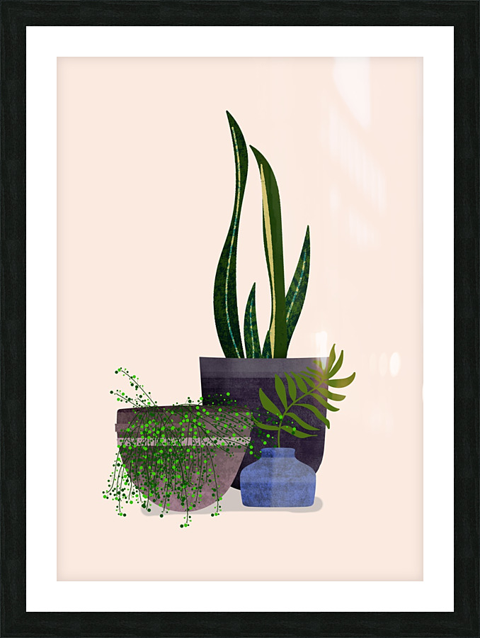 Botanical Plants Picture Frame print