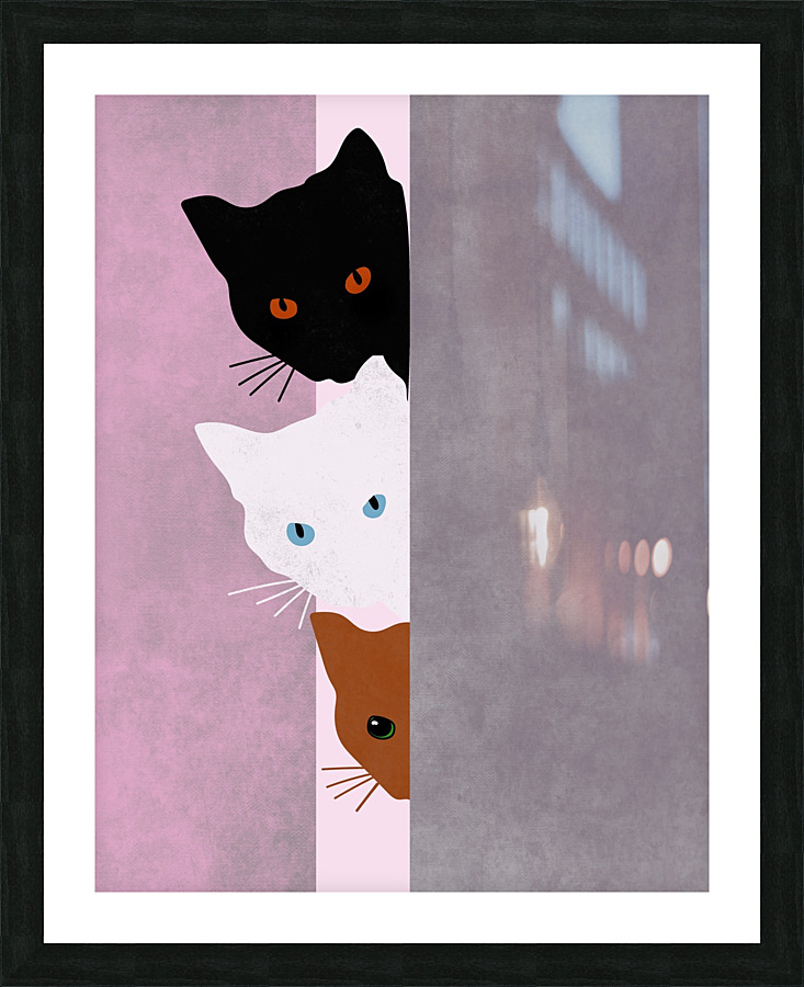 Cats Pets Picture Frame print