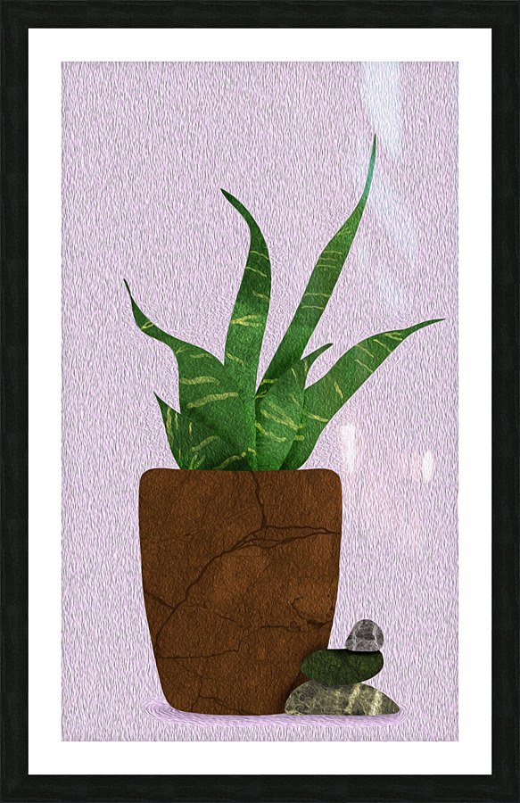 Plants Leaves Sheet Picture Frame print